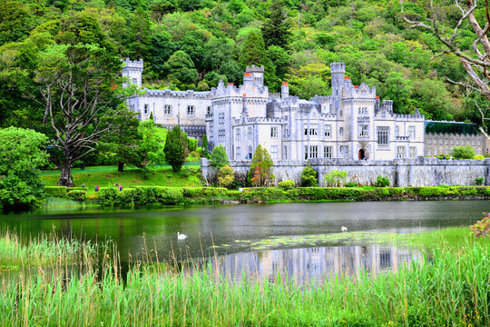 The Kylemore Abbey is a historic castle and Benedictine monastery in the Connemara region of County Galway, Ireland.