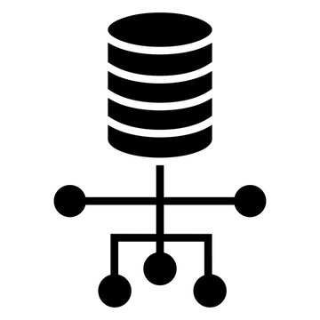 Hosting provider icon vector. Web hosting service illustration sign collection. Server hosting symbol. Hosting company logo or mark.