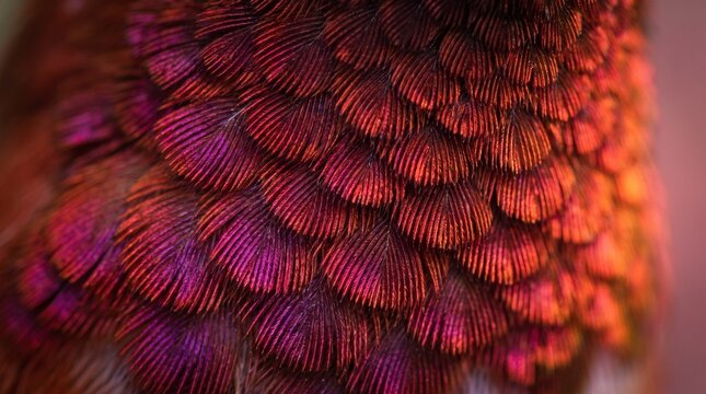 Hummingbird feathers