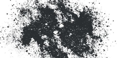Fototapeta premium Abstract Black and White Grunge Floral Ink Splash Frame Background with Vintage Dirty Texture Border Vector Illustration Design for Wallpaper and Decorative Art