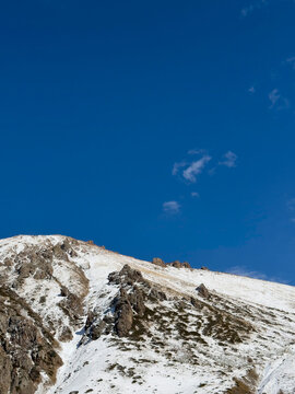 Views of Chimbulak, in the Zailiisky Alatau mountain range, Kazakhstan