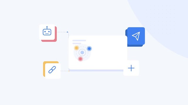 Data analytics dashboard with automated messaging and network integration process