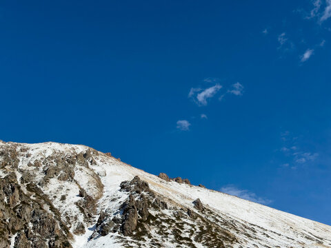 Views of Chimbulak, in the Zailiisky Alatau mountain range, Kazakhstan