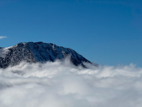 Views of Chimbulak, in the Zailiisky Alatau mountain range, Kazakhstan