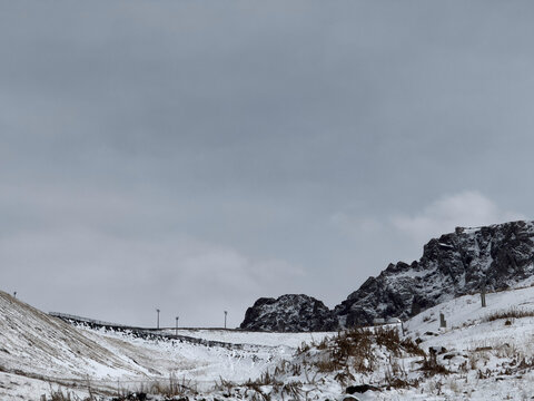 Views of Chimbulak, in the Zailiisky Alatau mountain range, Kazakhstan
