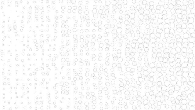 Minimalist hand drawn cellular pattern vector illustration for modern banner design
