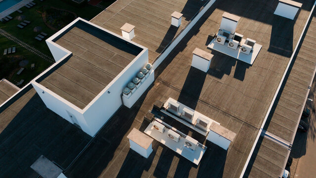  air conditioner split system - outdoor unit. Heat pump. 
