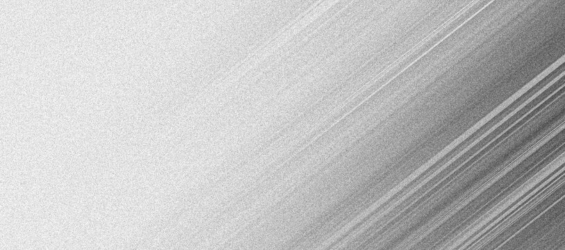 Grainy monochrome background, striped grayscale abstract banner with grain texture, light grey noisy minimalist banner, motion blur fading lines pattern for website header or poster backdrop design