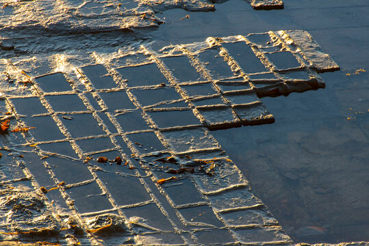 Tessellated Pavement in Tasmania - Australia