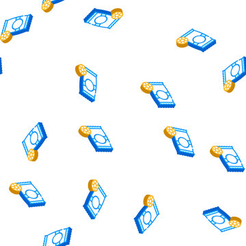 ruote pasta isometric seamless pattern. ruote pasta sign illustration