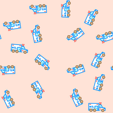 ambulance fracture injury vector seamless pattern ambulance fracture injury sign illustration