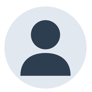 User Profile Avatar Icon Silhouette Person Account Default Placeholder Business Technology