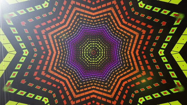 art colorful concept background abstract seamless 4k background blue purple spectrum looped animation fluorescent ultraviolet light glowing neon lines Abstract background 4k neon box circle pattern