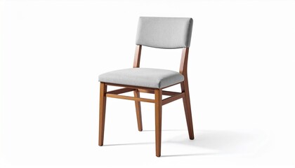 Obraz premium Mid‑century modern upholstered chair design