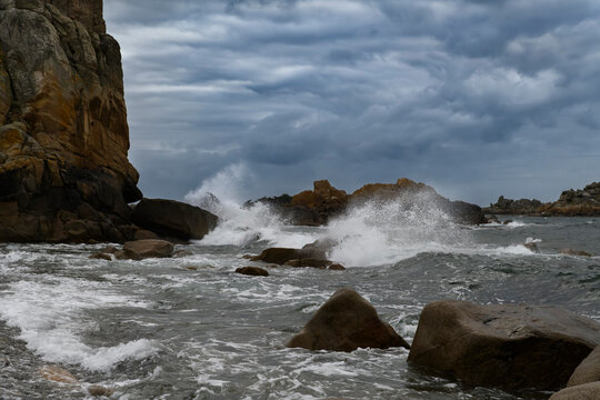 Joli paysage de la c&ocirc;te bretonne