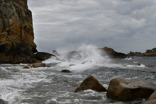 Joli paysage de la c&ocirc;te bretonne