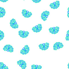 Fototapeta premium peacock bird vector seamless pattern peacock bird sign illustration