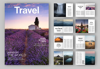 Travel Magazine Layout