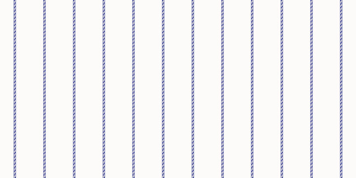 Seamless Greek Key Meander Vertical Stripes Pattern Vector - Elegant Blue and White Geometric Linear Background