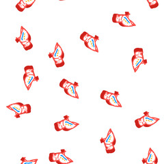 Obraz premium parrot bird isometric seamless pattern. parrot bird sign illustration
