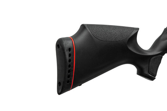 Modern rifle synthetic buttstock detail