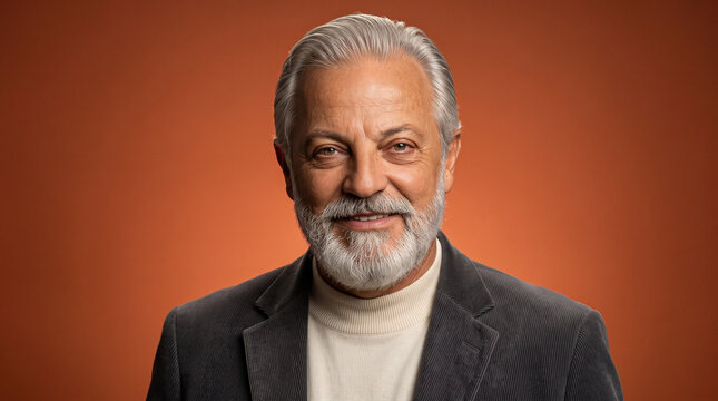 Senior Man Portrait Professional Business Headshot