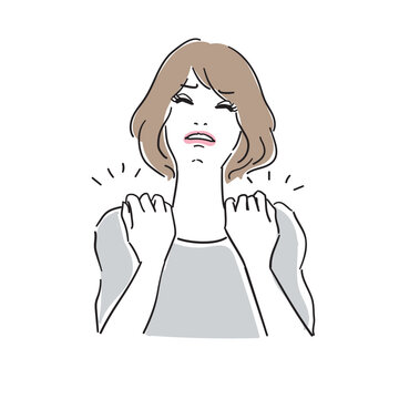 辛い肩凝りに悩む大人の女性