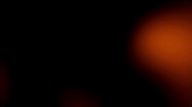 Warm Yellow and Orange Film Burn Light Leak Overlay with Organic Analog Motion on Black Background