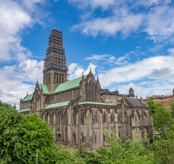 Fototapeta premium Glasgow cathedral, Glasgow, west central Scotland, United Kingdom