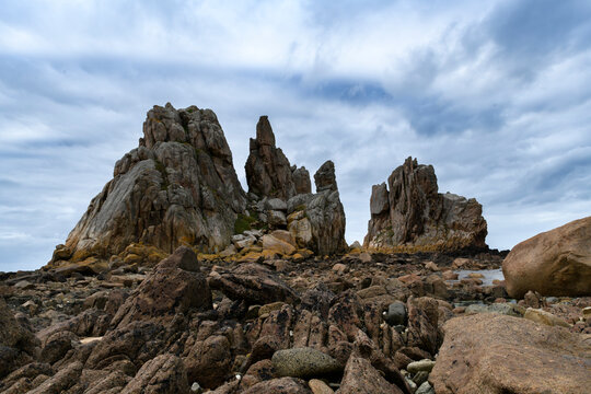 Joli paysage de la c&ocirc;te bretonne