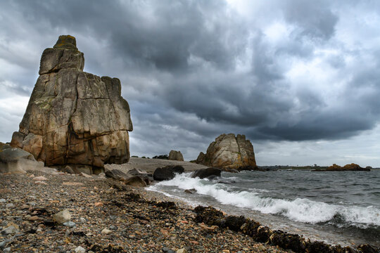 Joli paysage de la c&ocirc;te bretonne