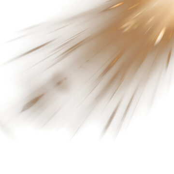 Golden light rays burst on black background with warm lens flare effect for overlay design