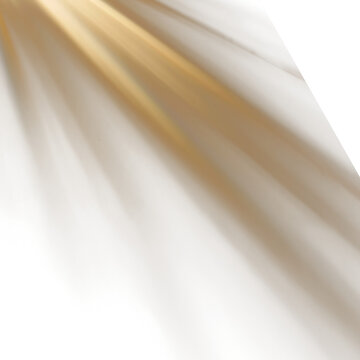 Golden light rays beaming diagonally across dark black background, warm sunbeam overlay effect for spiritual and dramatic design