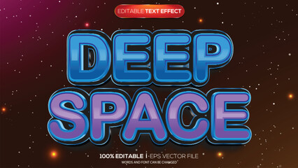 3d text effect deep space theme © Ardhy