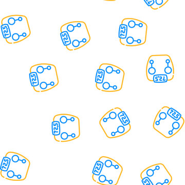 scale device vector seamless pattern scale device sign illustration