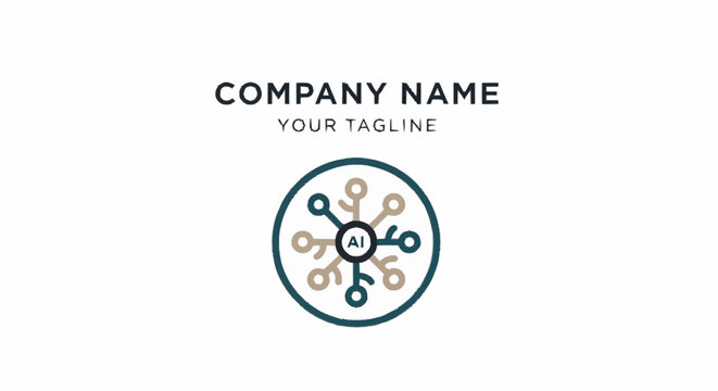 Generic company logo template design.