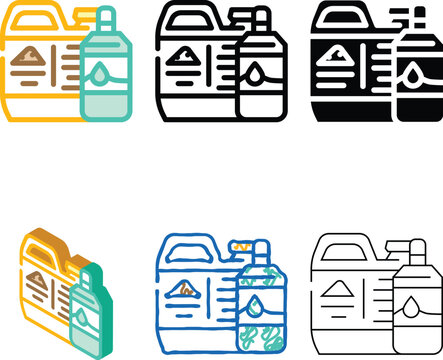 odor neutralizer compost color icon vector. odor neutralizer minimal compost sign. isolated symbol illustration