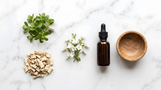 Bacopa Monnieri, Vacha & Shankhpushpi Bundle &mdash; Ayurvedic Memory Clarity Wellness Photography