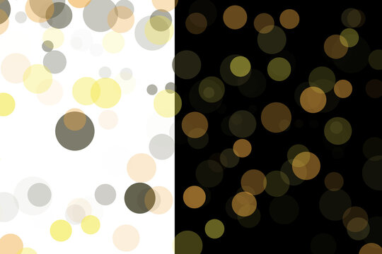 Abstract festive glitter background conveying soft shimmering circle motion