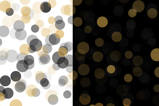 Black golden sparkling mesh signifying creative futuristic celebration template