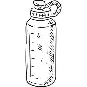 Gym Equipment Hand Drawn Illustration