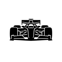 Obraz premium Formula 1 Car Silhouette