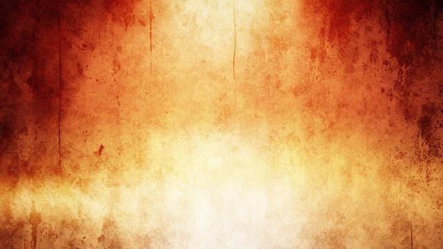 Halloween's fiery glow illuminates a textured grunge background for dramatic effect during spooky celebrations
