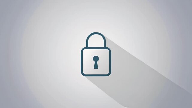person walking on foggy road silhouette animation loop