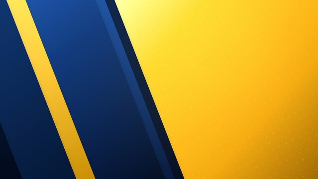 Dynamic abstract background featuring energetic blue and yellow diagonal stripes conveying progress and innovation
