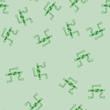 ductwork ventilation glyph vector seamless pattern. ductwork ventilation thin illustration