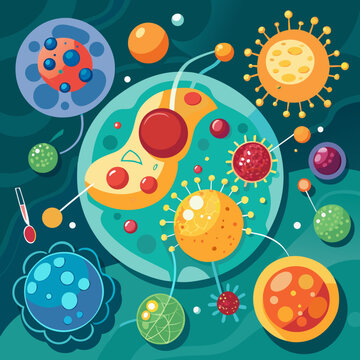 Diverse Microscopic Cells in Scientific Research and Biology