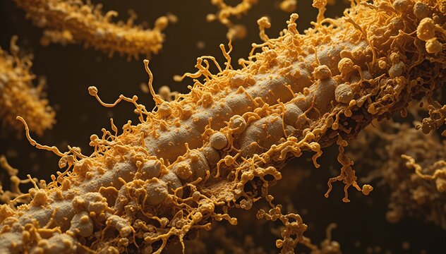 Antibiotic Resistance Bacteria Biofilm SEM Medical Science Premium