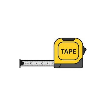 Tape measure tool for construction and DIY projects.