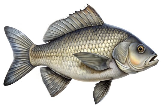 fish on a white background